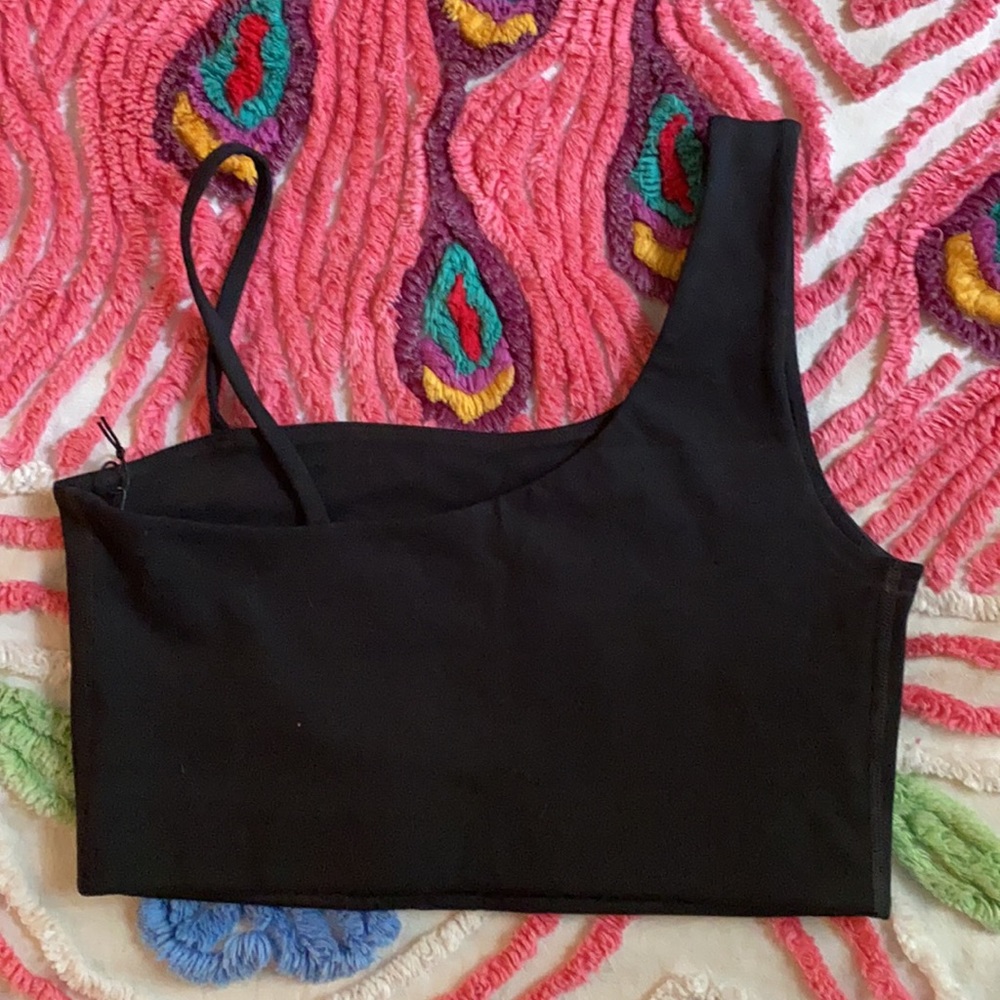 Black Bree One Shoulder Bra